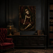 Velvet Ballerina canvas shown in a styled interior.